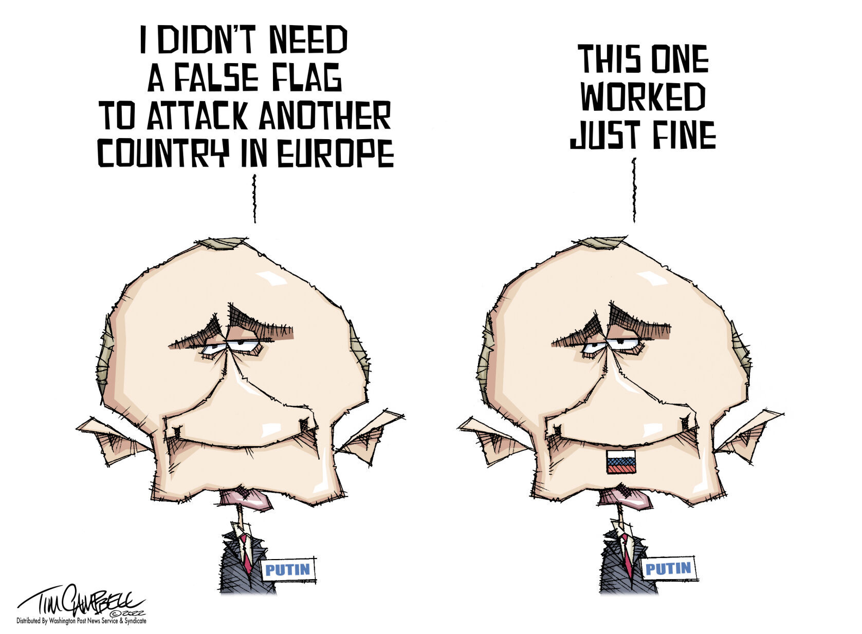 Cartoon by Tim Campbell